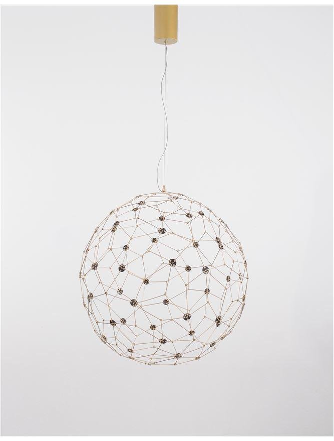 NV 9186001 Závěsné svítidlo SOLE zlatý kov LED 21.6W 230V 3000K IP20 - NOVA LUCE (obrázek 4)