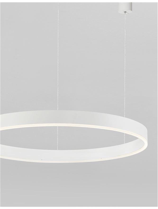 NV 9190755 Závěsné svítidlo MOTIF bílý hliník a akryl LED 55W 230V 3000K IP20 stmívatelné - NOVA LUCE