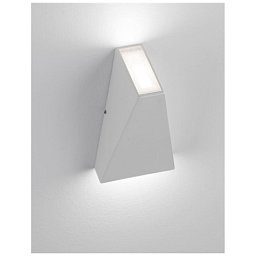 Obrázek pro produkt Venkovní nástěnné svítidlo MILEY bílý hliník a sklo LED 7W 3000K 200-240V IP54 světlo nahoru a dolů - NOVA LUCE
