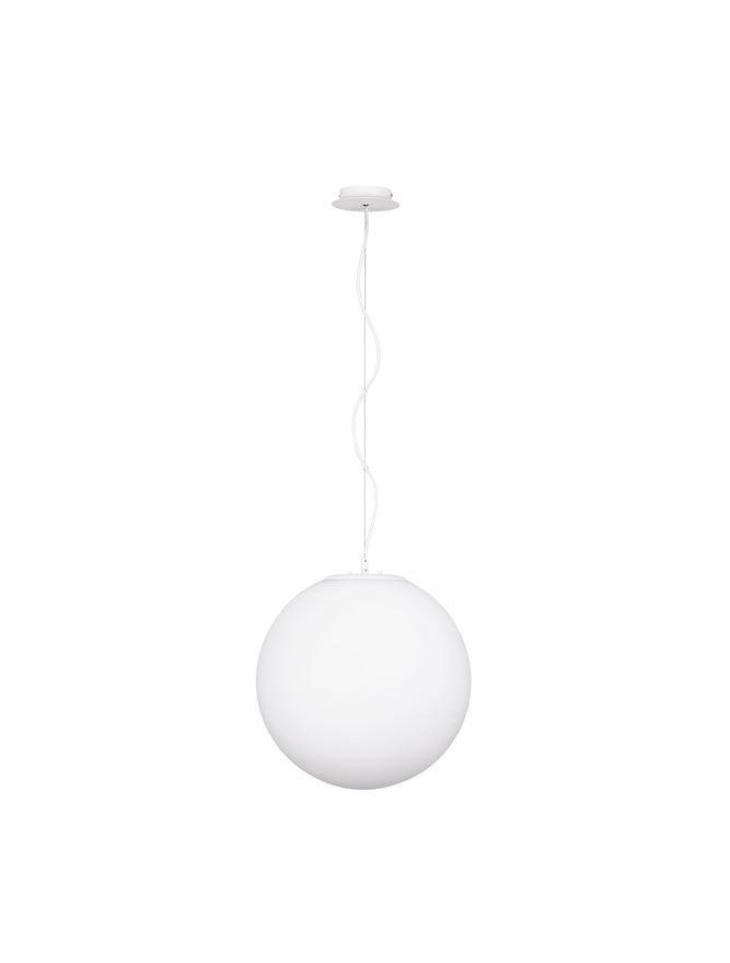 NV 920422 Závěsné svítidlo NEVOSO opálové sklo a bílý kov E27 1x12W 230V IP20 bez žárovky - NOVA LUCE
