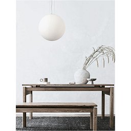 Obrázek pro produkt Závěsné svítidlo NEVOSO opálové sklo a bílý kov E27 1x12W 230V IP20 bez žárovky - NOVA LUCE