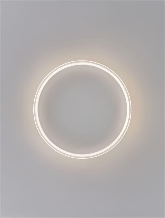 NV 9212916 Stropní svítidlo WILLOW bílá ocel a akryl D60x6cm LED 60W - NOVA LUCE