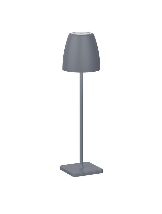 NV 9223997 Venkovní stolní lampa COLT tmavě šedý litý hliník a akryl LED 2W 3000K IP54 62st. 5V DC vypínač na těle USB kabel stmívatelné - NOVA LUCE