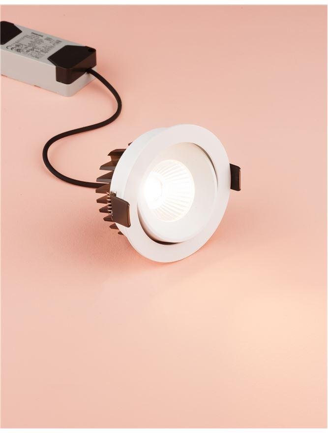 NV 9232117 Zapuštěné svítidlo BLADE bílý hliník LED 12W 3000K 38st. IP65 výklopné - NOVA LUCE