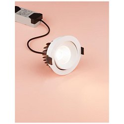 Obrázek pro produkt Zapuštěné svítidlo BLADE bílý hliník LED 12W 3000K 38st. IP65 výklopné - NOVA LUCE