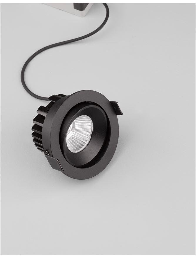 NV 9232118 Zapuštěné svítidlo BLADE černý hliník LED 12W 3000K 38st. IP65 výklopné - NOVA LUCE (obrázek 3)