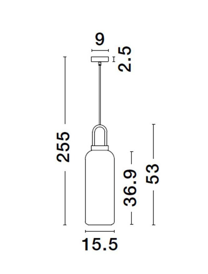NV 9241160 Závěsné svítidlo IRVINE čiré sklo černý kabel mosazný zlatý kov E27 1x12W 230V IP20 bez žárovky - NOVA LUCE (obrázek 10)