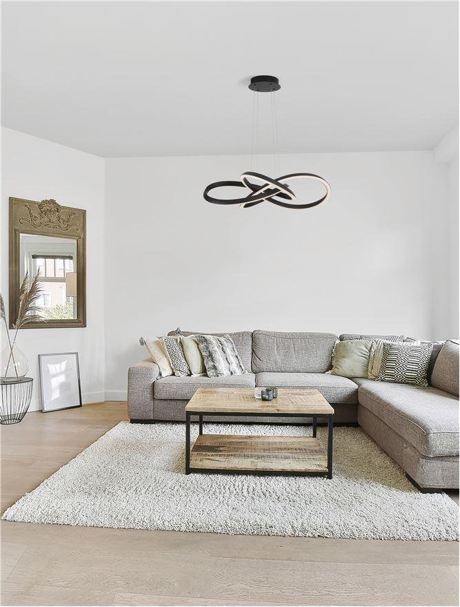NV 9248108 Závěsné svítidlo AMARA černý hliník a akryl LED 54W 230V 3000K IP20 stmívatelné - NOVA LUCE