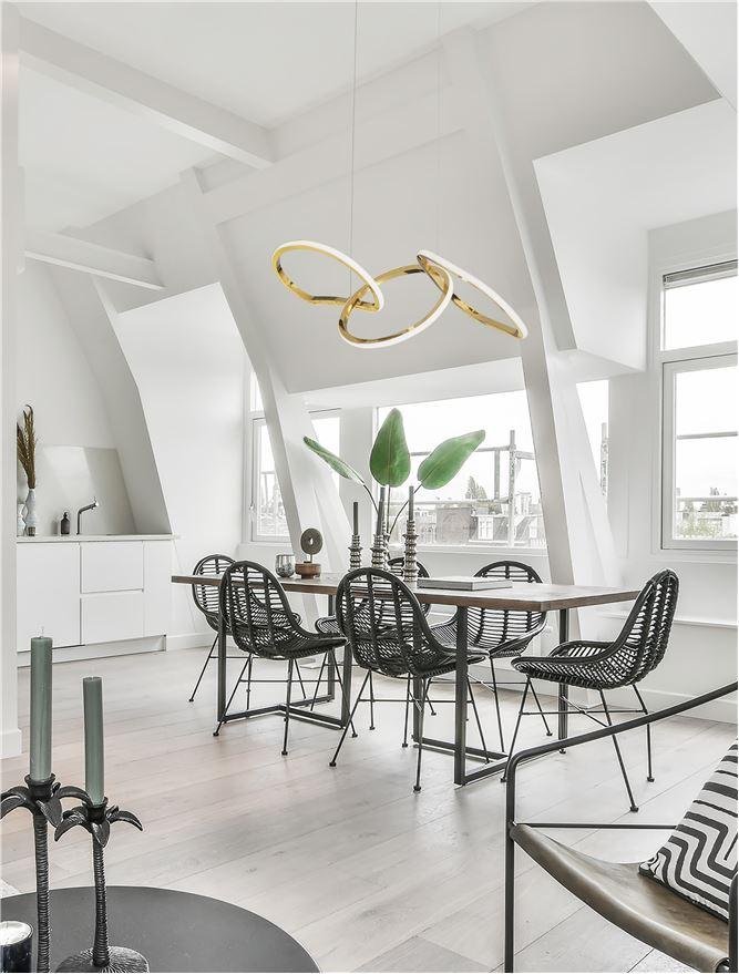 NV 9248110 Závěsné svítidlo GIRISH zlatá nerez ocel a akryl LED 40W 230V 3000K IP20 stmívatelné - NOVA LUCE