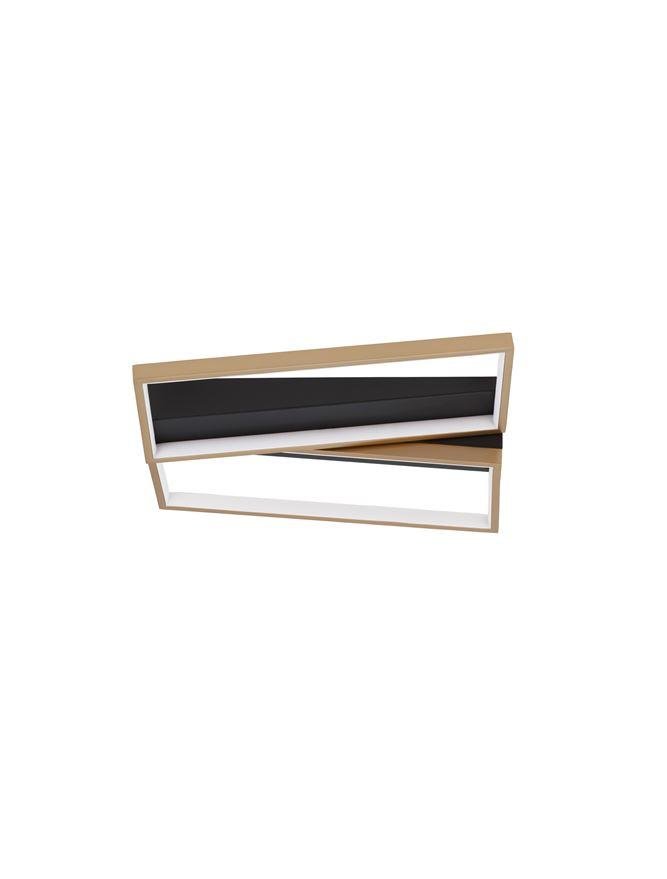 NV 9248113 Stropní svítidlo ELIZE černá a mosazná zlatá ocel, hliník a silikon LED 28W 230V 3000K IP20 stmívatelné - NOVA LUCE (obrázek 2)