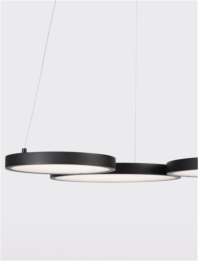NV 9248115 Závěsné svítidlo MAGNUS černý hliník a akryl LED 28W 230V 3000K IP20 stmívatelné - NOVA LUCE (obrázek 7)