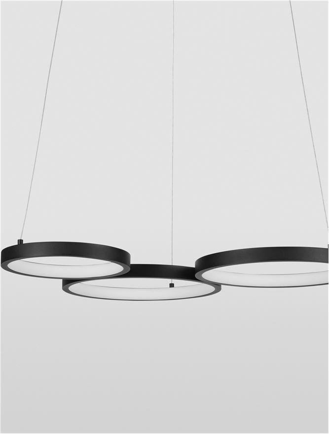 NV 9248115 Závěsné svítidlo MAGNUS černý hliník a akryl LED 28W 230V 3000K IP20 stmívatelné - NOVA LUCE (obrázek 8)
