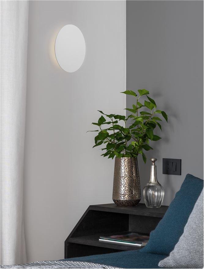 NV 9248152 Nástěnné svítidlo CYRCLE bílý hliník a akryl LED 22.5W 230V 3000K IP20 - NOVA LUCE