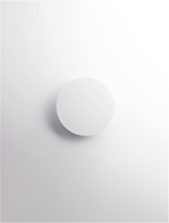 NV 9248155 Nástěnné svítidlo CYRCLE bílý hliník a akryl LED 12W 230V 3000K IP20 - NOVA LUCE