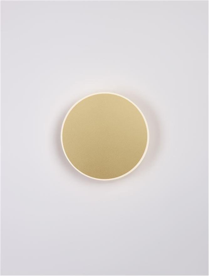 NV 9248161 Nástěnné svítidlo CYRCLE matný zlatý hliník a akryl LED 20.5W 230V 3000K IP20 - NOVA LUCE (obrázek 4)