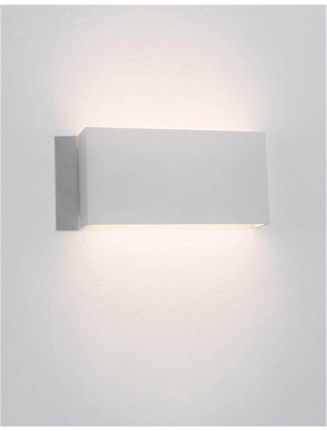 NV 9262111 Venkovní nástěnné svítidlo MILE bílý hliník a sklo LED 2x5W 3000K 100-240V 102st. IP54 světlo nahoru a dolů - NOVA LUCE (obrázek 4)