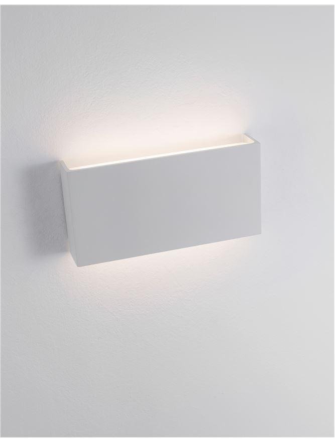 NV 9262111 Venkovní nástěnné svítidlo MILE bílý hliník a sklo LED 2x5W 3000K 100-240V 102st. IP54 světlo nahoru a dolů - NOVA LUCE (obrázek 5)