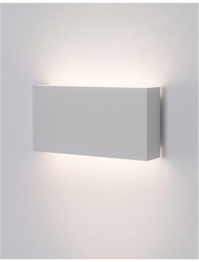 NV 9262111 Venkovní nástěnné svítidlo MILE bílý hliník a sklo LED 2x5W 3000K 100-240V 102st. IP54 světlo nahoru a dolů - NOVA LUCE (obrázek 6)
