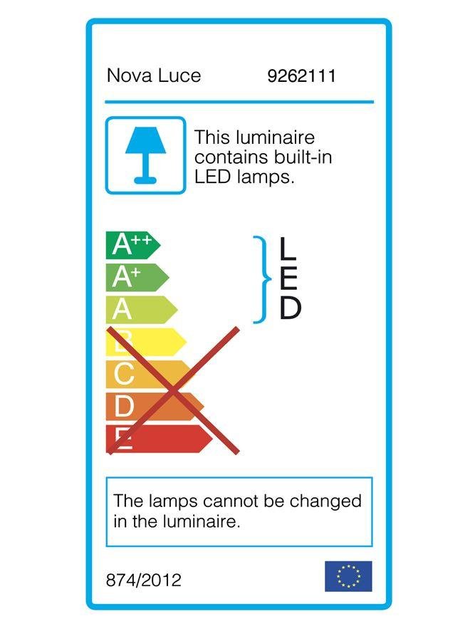 NV 9262111 Venkovní nástěnné svítidlo MILE bílý hliník a sklo LED 2x5W 3000K 100-240V 102st. IP54 světlo nahoru a dolů - NOVA LUCE (obrázek 9)