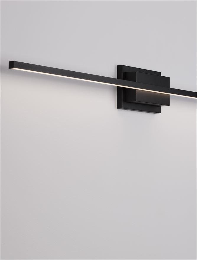NV 9267020 Nástěnné svítidlo nad obrazy AZURE černý hliník a akryl LED 28.5W 230V 3000K IP20 - NOVA LUCE (obrázek 8)