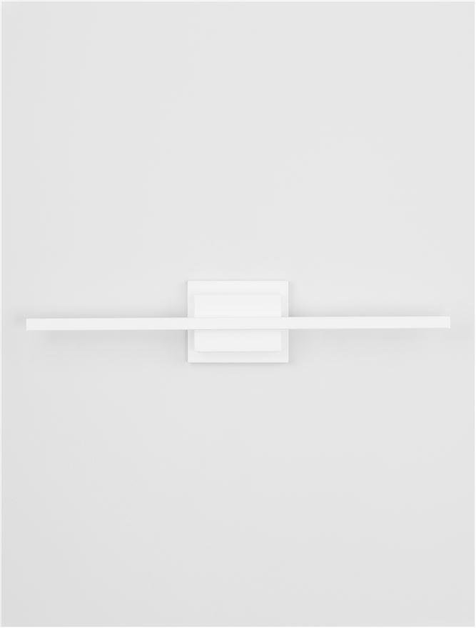 NV 9267021 Nástěnné svítidlo nad obrazy AZURE bílý hliník a akryl LED 12.5W 230V 3000K IP20 - NOVA LUCE
