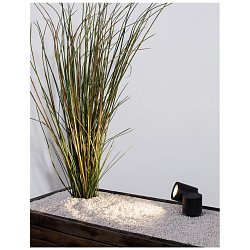 Obrázek pro produkt Venkovní svítidlo s bodcem FOCUS černý hliník skleněný difuzor GU10 1x7W 100-240V IP54 bez žárovky - NOVA LUCE