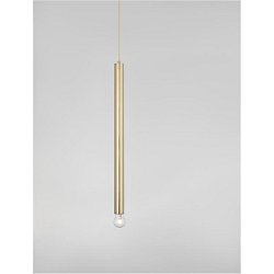 Obrázek pro produkt Závěsné svítidlo NORWAY zlatý hliník zlatý kabel E27 1x12W 230V IP20 bez žárovky - NOVA LUCE