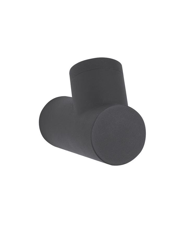 NV 9291701 Venkovní nástěnné svítidlo RAMO tmavě šedý hliník skleněný difuzor GU10 1x7W 220-240V IP65 bez žárovky - NOVA LUCE (obrázek 2)