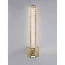 Obrázek pro produkt Nástěnné svítidlo AURELIA zlatý kov a křišťál LED 19W 230V 3500K IP20 třída I - NOVA LUCE