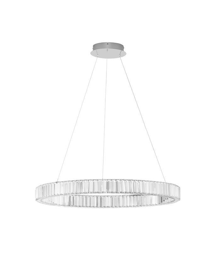 NV 9333067 Závěsné svítidlo AURELIA chromovaný kov a křišťál LED 47W 230V 3500K IP20 stmívatelné - NOVA LUCE (obrázek 2)