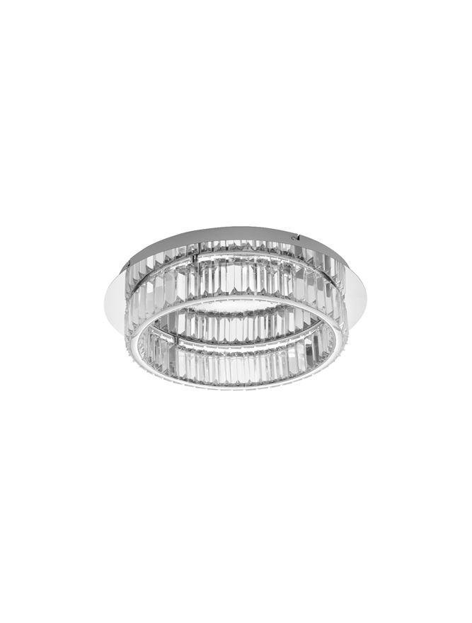 NV 9333071 Stropní svítidlo AURELIA chromovaný kov a křišťál LED 29W 230V 3500K IP20 stmívatelné - NOVA LUCE