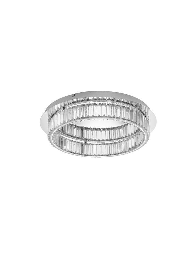 NV 9333072 Stropní svítidlo AURELIA chromovaný kov a křišťál LED 40W 230V 3500K IP20 stmívatelné - NOVA LUCE