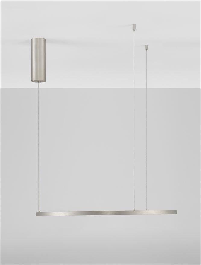 NV 9345603 Závěsné svítidlo TARQUIN šampaň stříbrný hliník a akryl LED 36W 230V 3000K IP20 stmívatelné - NOVA LUCE (obrázek 7)