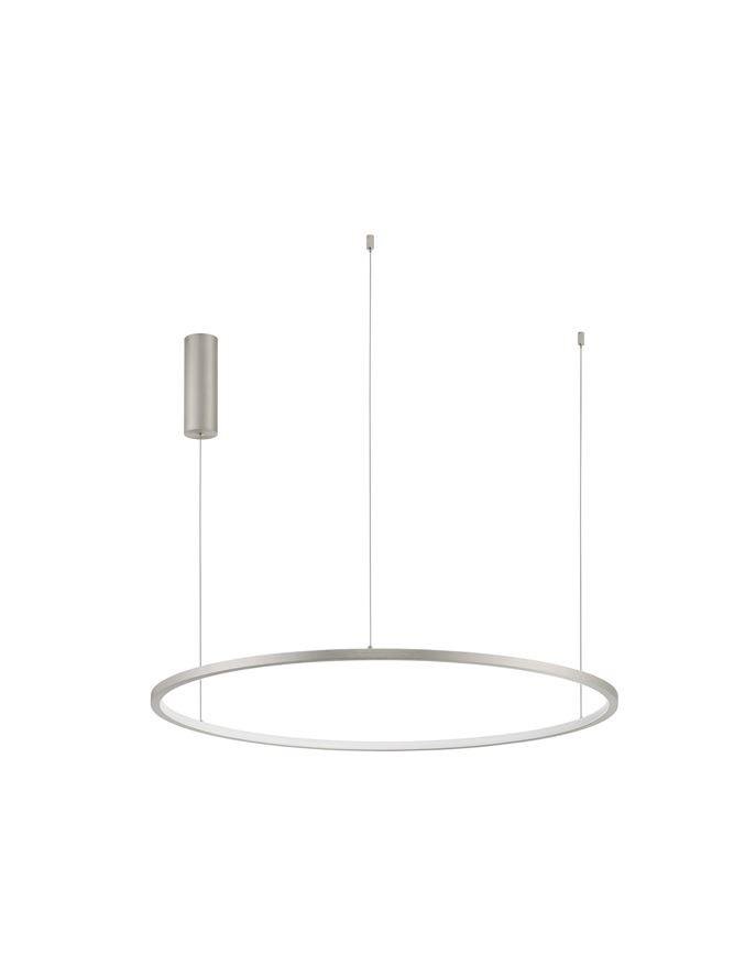 NV 9345607 Závěsné svítidlo TARQUIN šampaň stříbrný hliník a akryl LED 48W 230V 3000K IP20 stmívatelné - NOVA LUCE (obrázek 2)