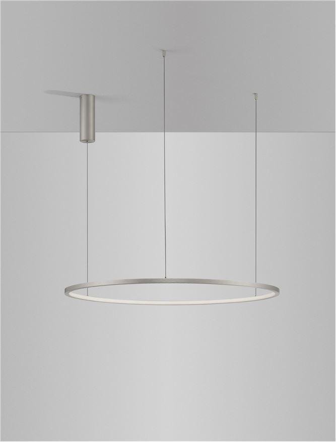 NV 9345607 Závěsné svítidlo TARQUIN šampaň stříbrný hliník a akryl LED 48W 230V 3000K IP20 stmívatelné - NOVA LUCE (obrázek 3)