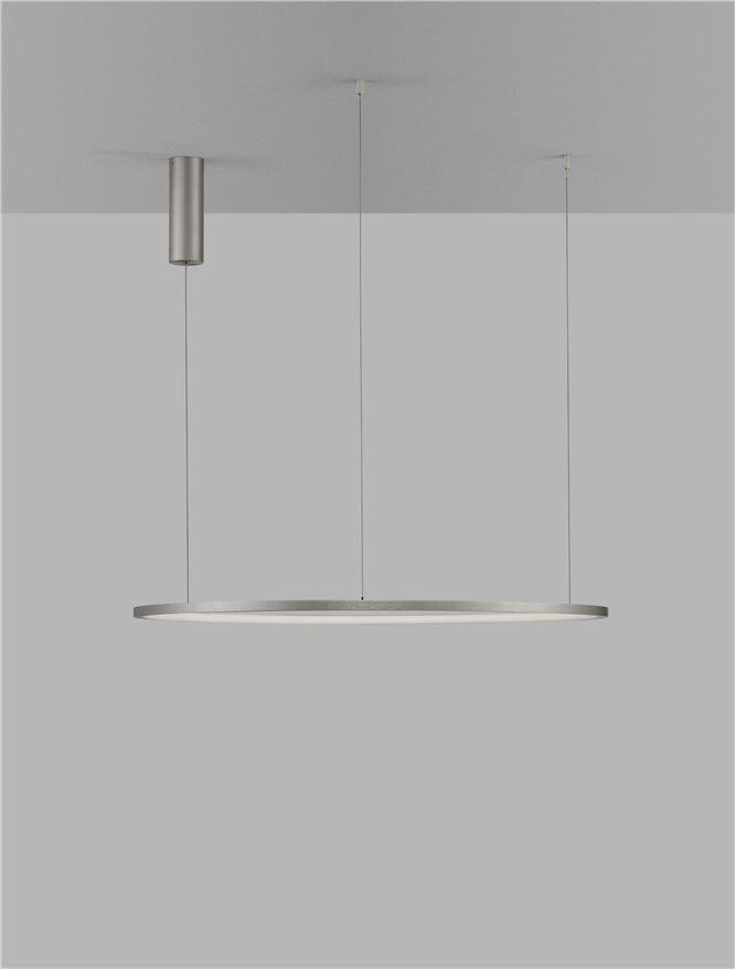 NV 9345607 Závěsné svítidlo TARQUIN šampaň stříbrný hliník a akryl LED 48W 230V 3000K IP20 stmívatelné - NOVA LUCE (obrázek 6)
