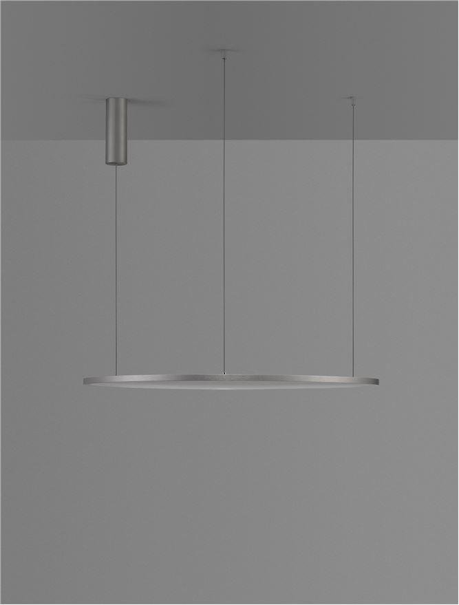 NV 9345607 Závěsné svítidlo TARQUIN šampaň stříbrný hliník a akryl LED 48W 230V 3000K IP20 stmívatelné - NOVA LUCE (obrázek 7)