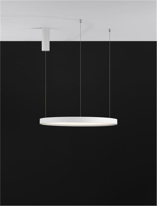 NV 9345617 Závěsné svítidlo PERRINE bílý hliník a akryl LED 42W 230V 3000K IP20 stmívatelné - NOVA LUCE (obrázek 6)
