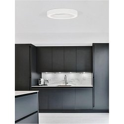 Obrázek pro produkt Stropní svítidlo MORBIDO bílý hliník a akryl LED 50W 230V 2700K - 4000K IP20 vč. dálkového ovládání stmívatelné Tuya - NOVA LUCE