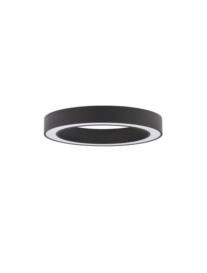 NV 9345633 Stropní svítidlo MORBIDO černý hliník a akryl LED 50W 230V 2700K - 4000K IP20 vč. dálkového ovládání stmívatelné Tuya - NOVA LUCE
