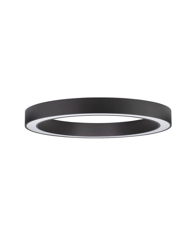 NV 9345636 Stropní svítidlo MORBIDO černý hliník a akryl LED 60W 230V 2700K - 4000K IP20 vč. dálkového ovládání stmívatelné Tuya - NOVA LUCE