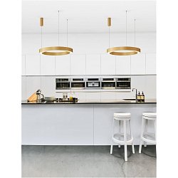 Obrázek pro produkt Závěsné svítidlo MORBIDO zlatý mosazný hliník a akryl LED 60W 230V 2700K - 4000K IP20 vč. dálkového ovládání stmívatelné Tuya - NOVA LUCE