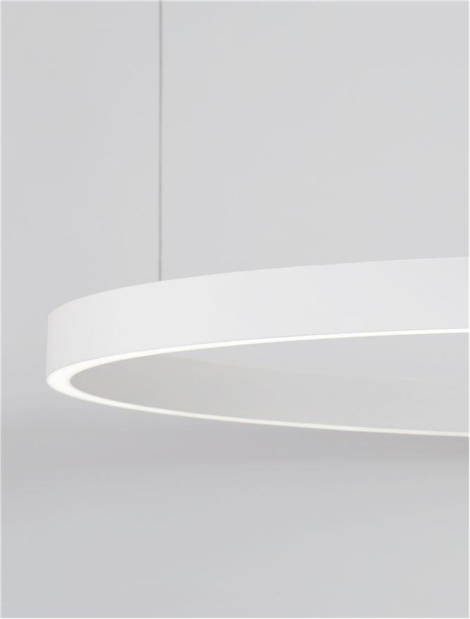 NV 9345667 Závěsné svítidlo ELOWEN bílý hliník a silikon LED 100W 3000K stmívatelné - NOVA LUCE (obrázek 3)