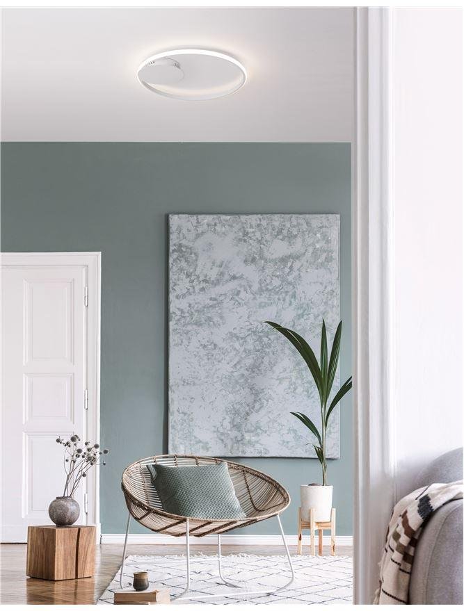Levně NV 9348072 Stropní svítidlo FULINE bílý hliník a akryl LED 32W 230V 3000K IP20 stmívatelné - NOVA LUCE