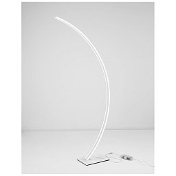 Obrázek pro produkt Stojací lampa BRETON bílý hliník a akryl LED 40W 230V 3000K IP20 stmívatelné - NOVA LUCE