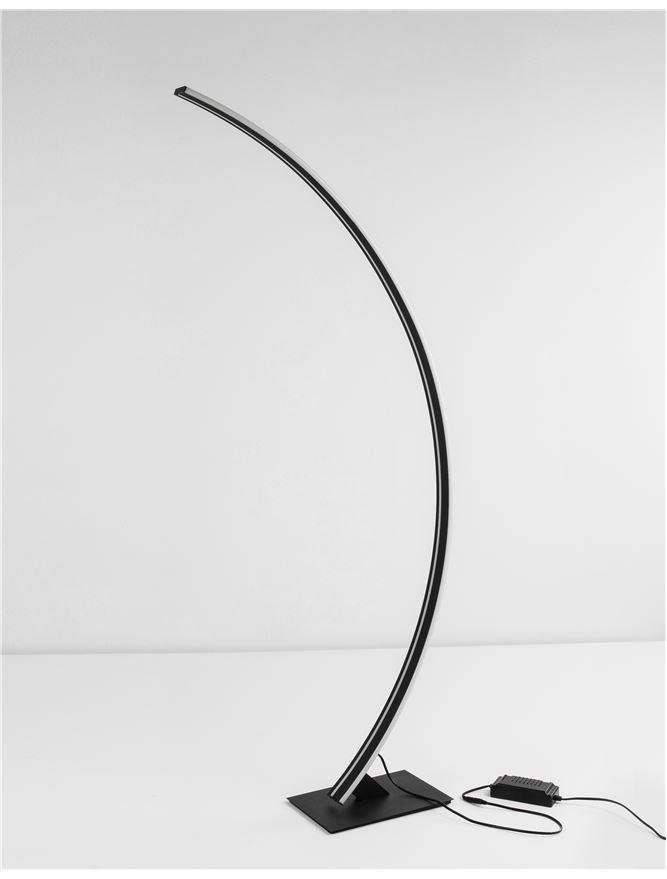NV 9348092 Stojací lampa BRETON černý hliník a akryl LED 40W 230V 3000K IP20 stmívatelné - NOVA LUCE (obrázek 4)
