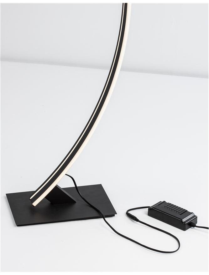 NV 9348092 Stojací lampa BRETON černý hliník a akryl LED 40W 230V 3000K IP20 stmívatelné - NOVA LUCE (obrázek 8)