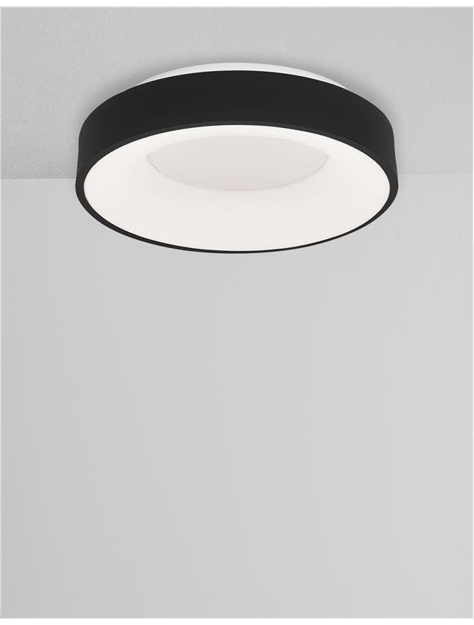 NV 9353831 Stropní svítidlo RANDO THIN černý hliník a akryl LED 30W 230V 3000K IP20 stmívatelné - NOVA LUCE (obrázek 3)