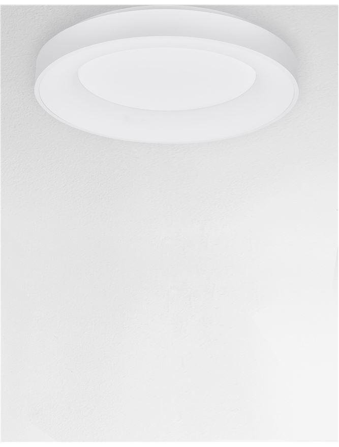 NV 9353852 Stropní svítidlo RANDO THIN bílý hliník a akryl LED 50W 230V 3000K IP20 stmívatelné - NOVA LUCE