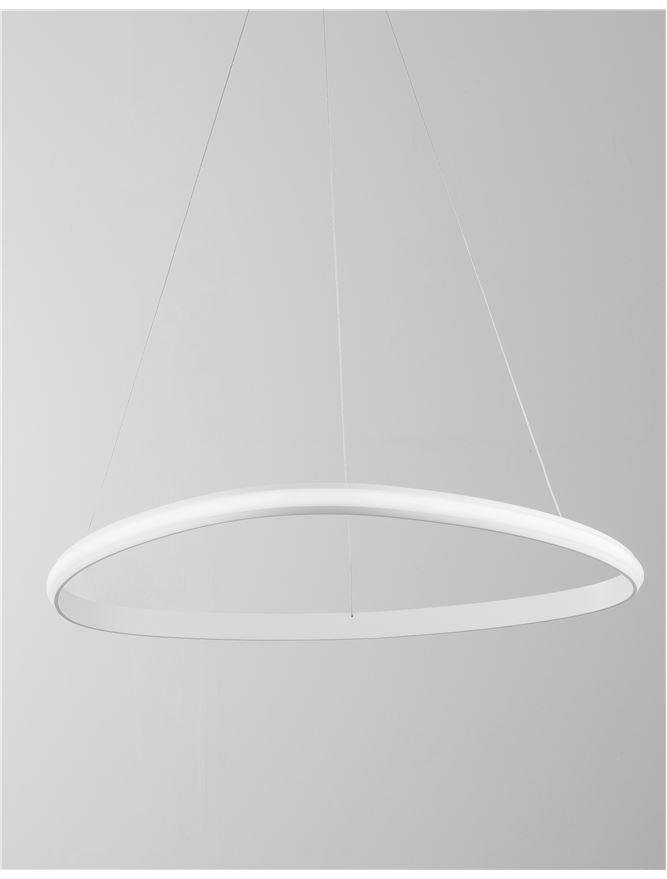 NV 9357062 Závěsné svítidlo ARIES bílý hliník a akryl LED 32W 230V 3000K IP20 stmívatelné - NOVA LUCE